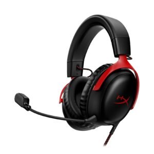 HyperX Cloud III – Casque gaming filaire, micro détachable (USB-C / USB-A / jack)