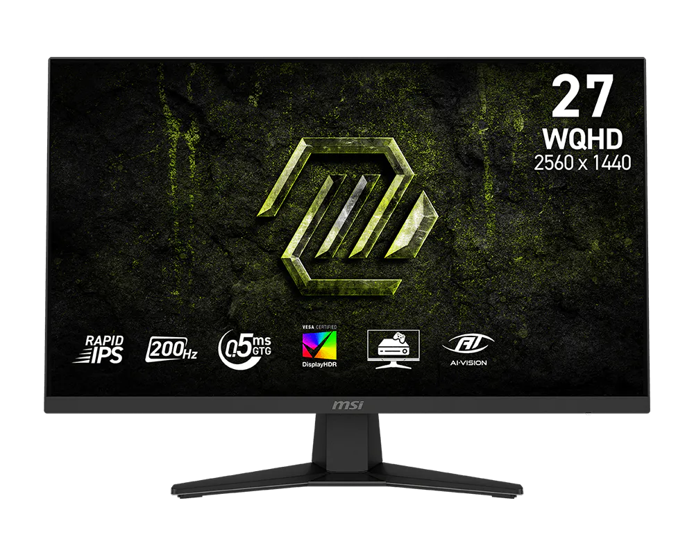 MSI MAG 274QF E20 – Écran gaming 27" Rapid IPS WQHD 200 Hz