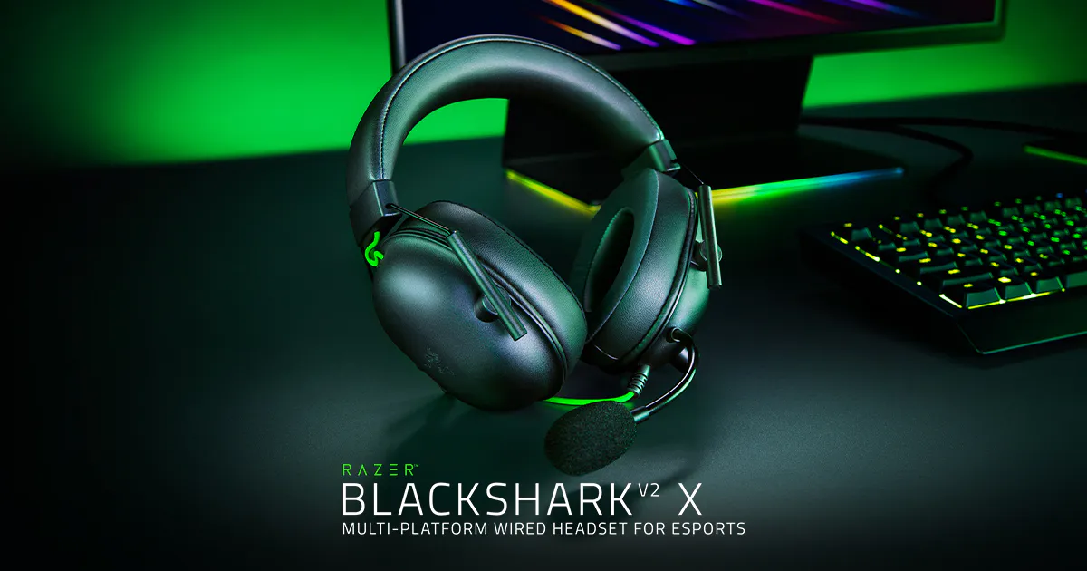 Razer BlackShark V2 X – Casque gaming filaire jack 3,5 mm